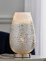 Next Chrome Monroe Large Touch Table Lamp- Buy online at McGrocer
