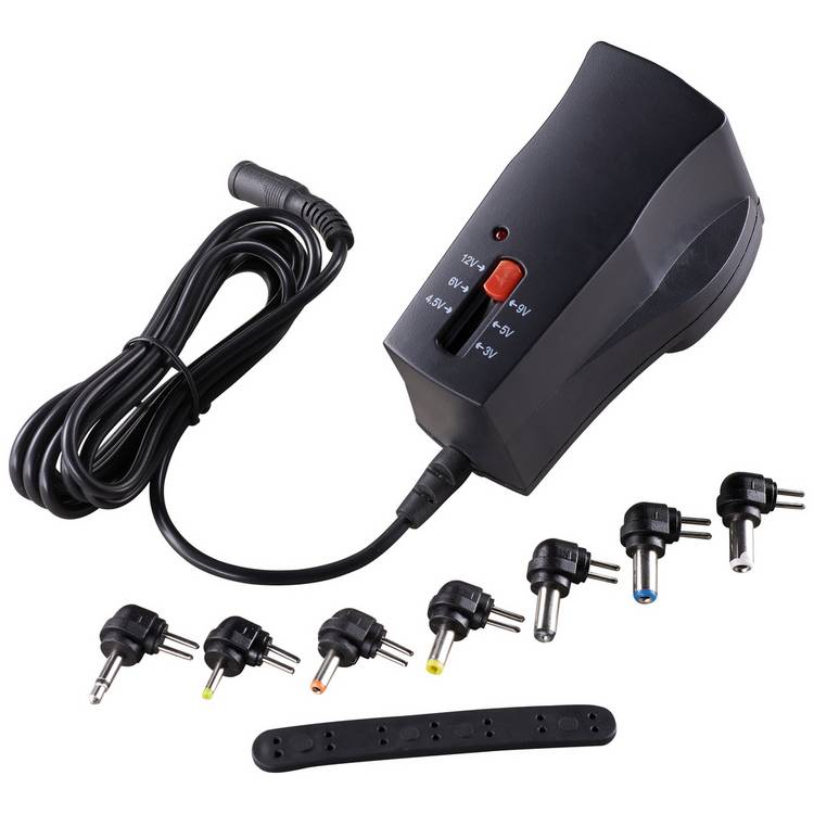 Masterplug Voltage Adapter adjustable output 3V to 12V, UK version