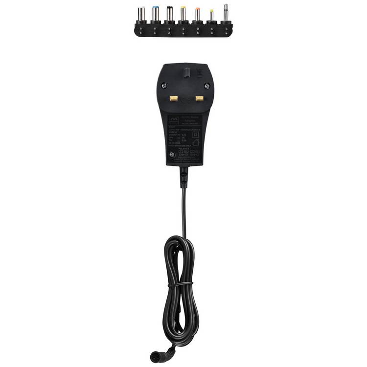 Masterplug Voltage Adapter adjustable output 3V to 12V, UK version
