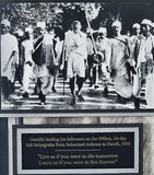 Leipzig Galleries Mahatma Gandhi signed historic display, UK version