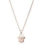 Chopard rose gold diamond Good Luck necklace 42cm, UK version