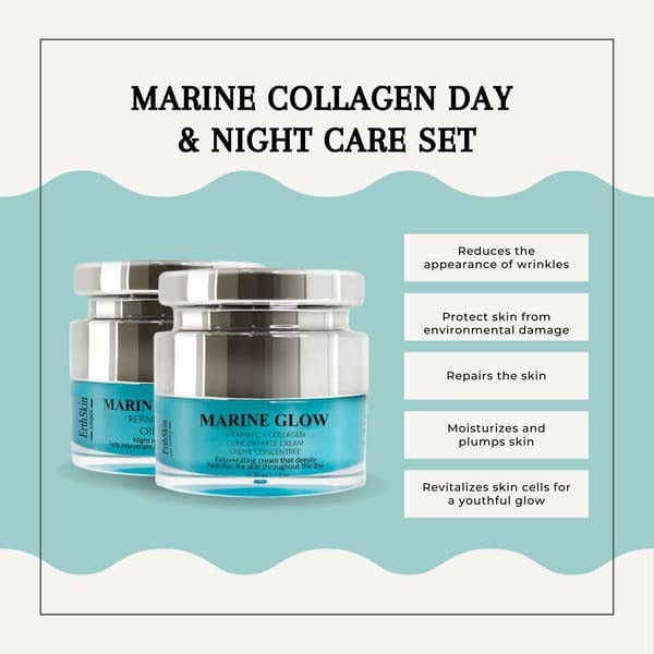 ErthSkin Marine Glow Vitamin C night cream 50ml, UK version