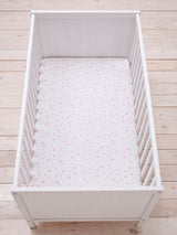 Next Silentnight Safe Nights Pink Stars Cot Bed Fitted Sheets 2 Pack- Buy online at McGrocer
