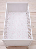 Silentnight pink stars cot bed fitted sheets 2 pack (British brand)