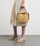 Tory Burch Romy bucket bag in raffia, UK version