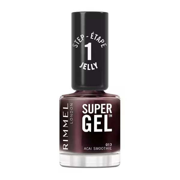 Rimmel Super Gel Jelly Nails Acai Smoothie, imported from the UK