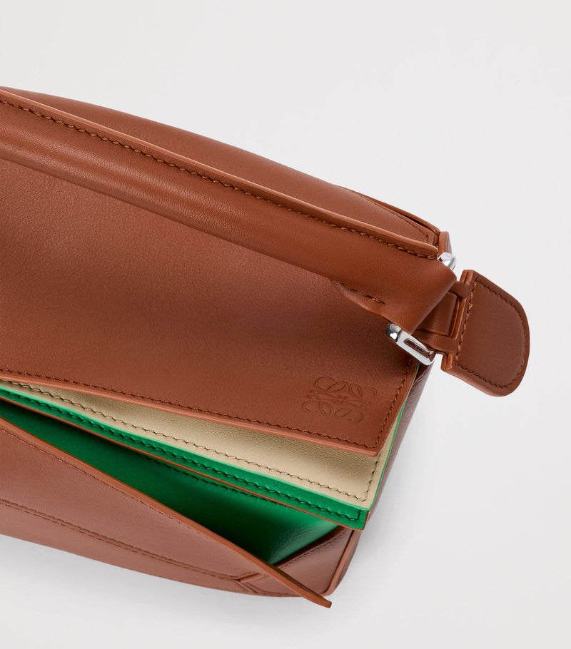 LOEWE layered leather Puzzle top-handle bag small size (British brand)