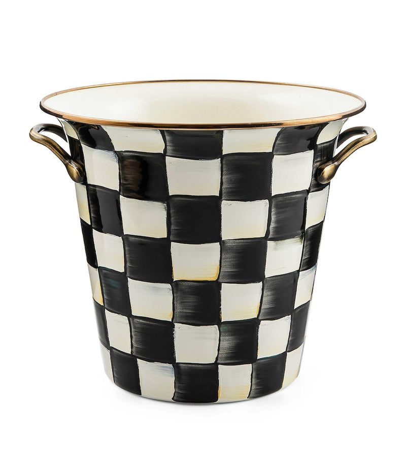 MacKenzie-Childs Courtly Check wine cooler 3.79L, imported from the UK