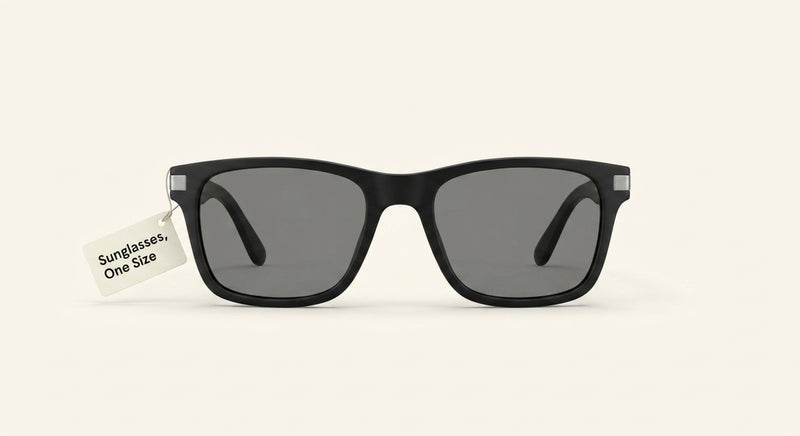 Prada black rectangular sunglasses with polyamide lenses (British brand)