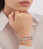 Bvlgari Small Serpenti Viper 18kt white gold diamond bracelet (British brand)