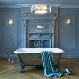Kichler Crystal Skye 6 light chandelier 43cm, imported from the UK