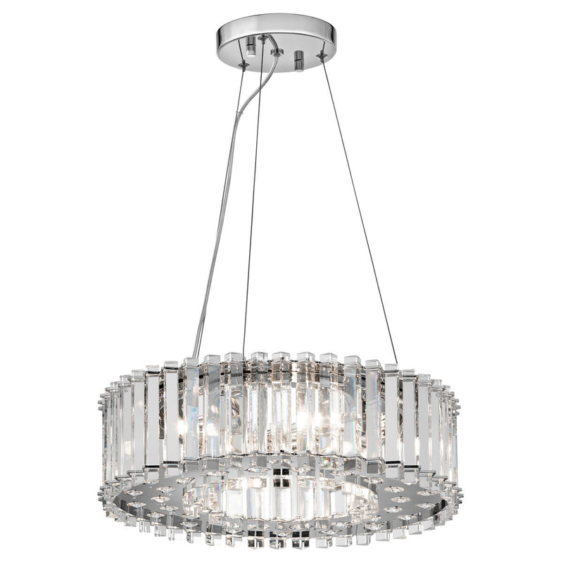 Kichler Crystal Skye 6 light chandelier 43cm, imported from the UK