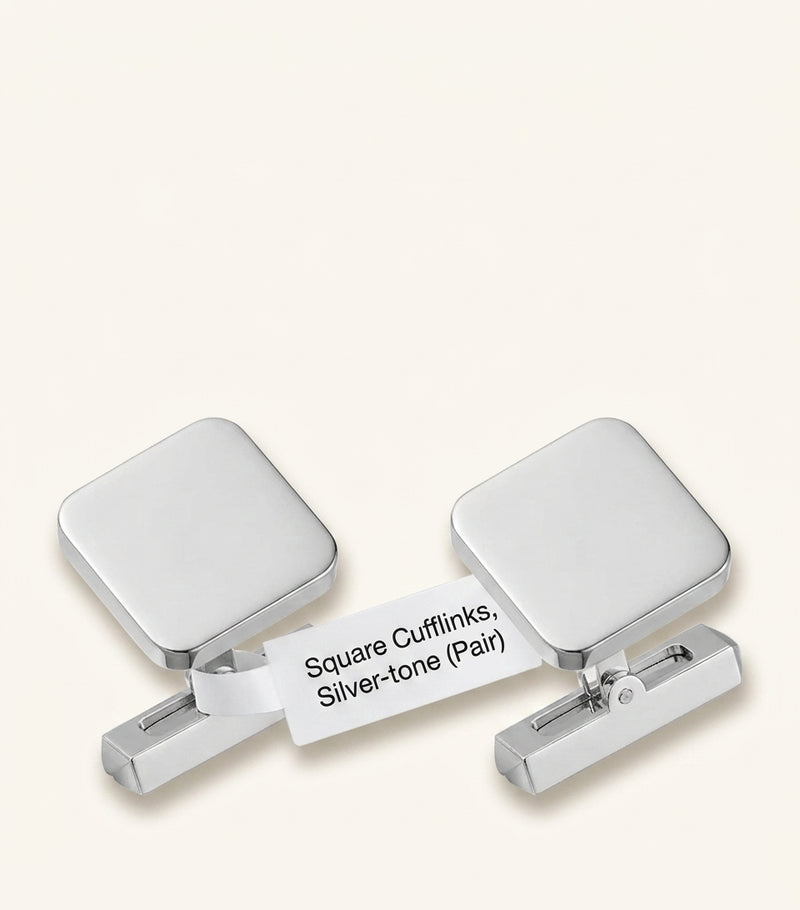 Cartier sterling silver Santos de Cartier cufflinks - British product