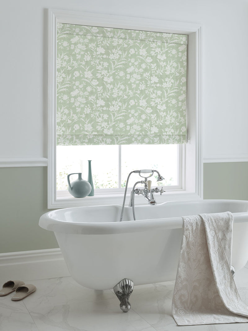 Laura Ashley Hedgerow roman blinds floral print 100% cotton - British product