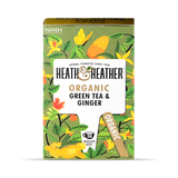 Heath & Heather Organic Green Tea with Ginger 20 Tea Bags - 999022