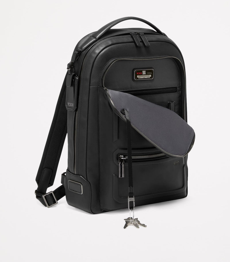 Tumi Leather Harrison Backpack (British brand)