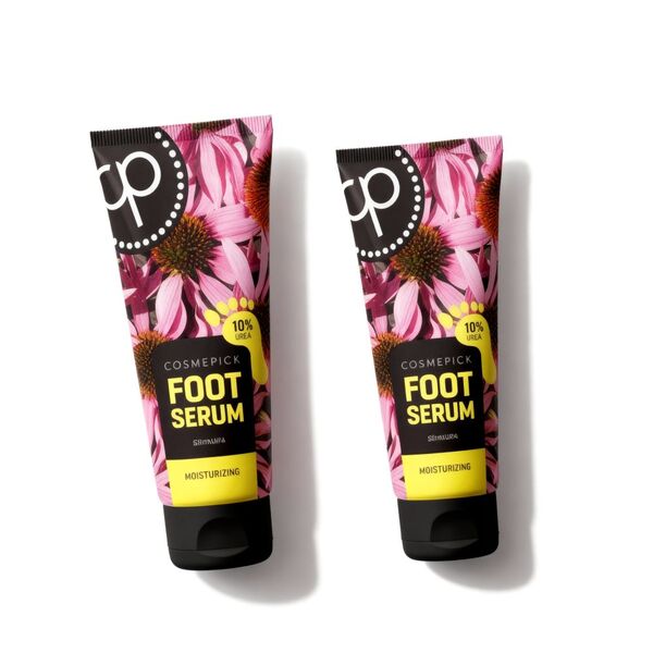 COSMEPICK Echinacea Foot Serum 2 x 80ml (British brand)