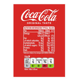 Coca Cola soft drink 30 x 330ml cans (British brand)