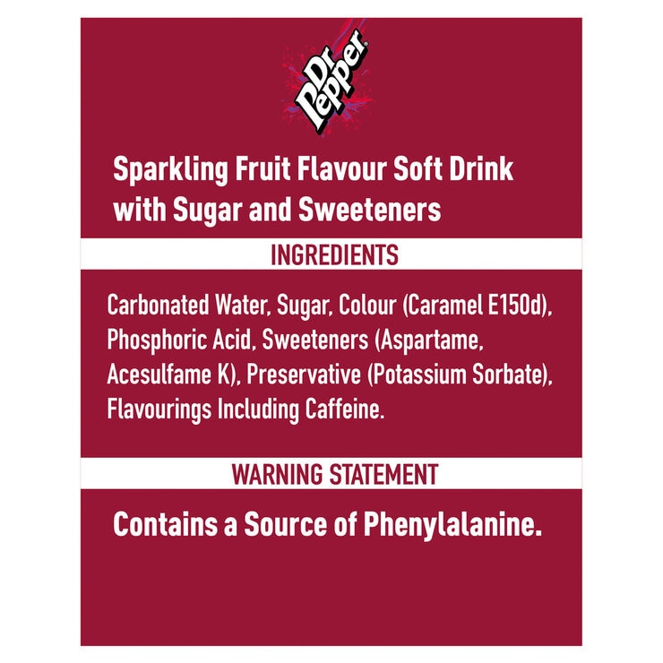 Fanta Dr Pepper Sprite variety pack 30 x 330ml, imported from the UK