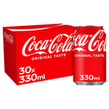 Costco UK Coca Cola Original Taste Soft Drink 30 x 330ml- Buy online at McGrocer