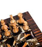 Purling Noctua chess set with butterfly wings, imported from the UK