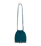Alaïa Le Ponchon suede cross-body bag, imported from the UK