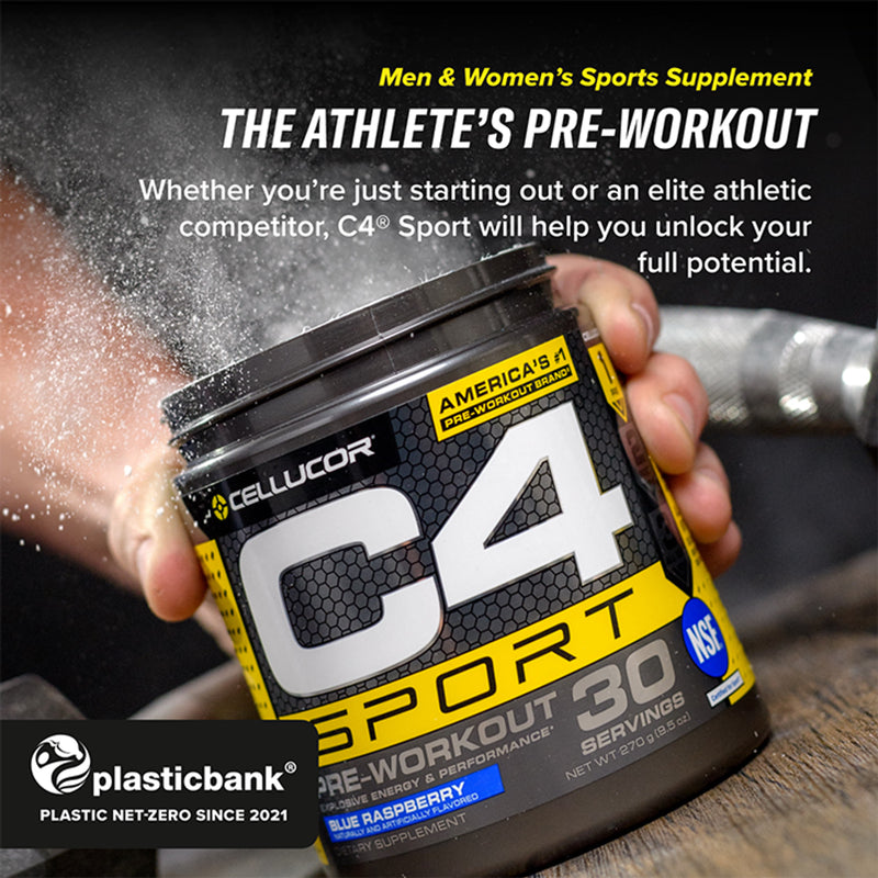 Cellucor C4 Sport Pre-Workout Icy Blue Raspberry 270g, UK version