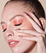 Mini Eyeshadow Palette with Rose, Peach, and Deep Pigments 5.2g