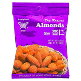 Butterfly Brand dry roasted almonds (British brand)