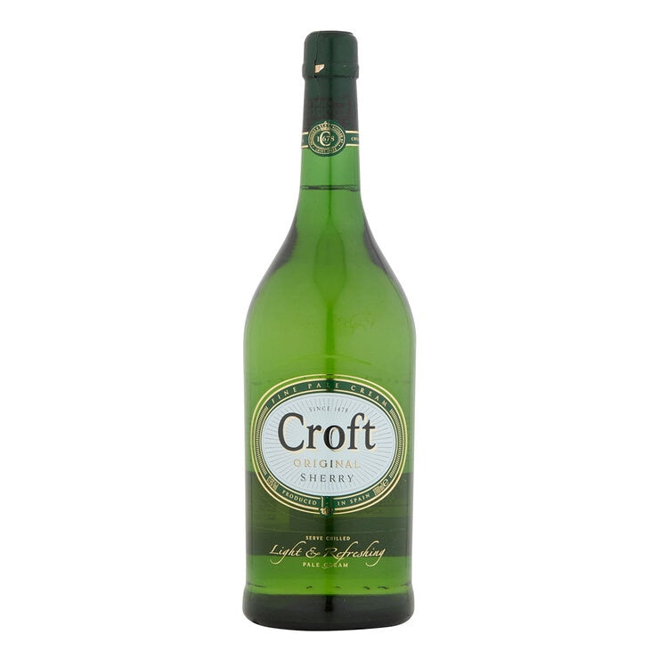 Croft Original Pale Cream Sherry 1 Litre bottle - British product
