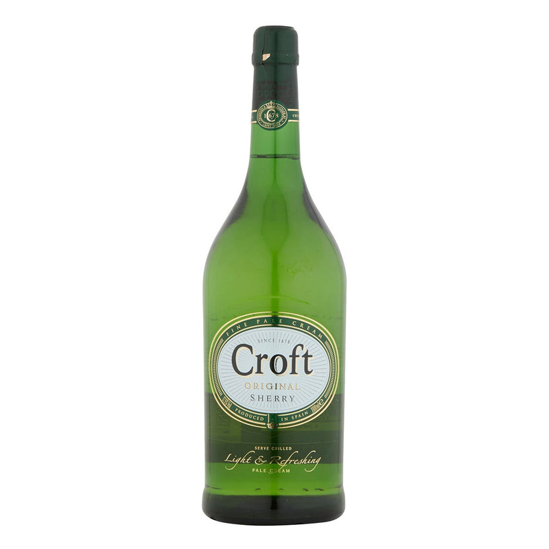 Croft Original Pale Cream Sherry 1 Litre bottle - British product