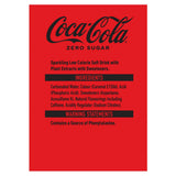 Coca Cola Zero Sugar cans 30 x 330ml (British brand)