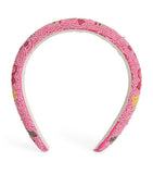 Konges Sløjd cotton headband with multicoloured beads, UK version