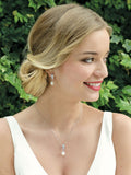 Ivory & Co Serrano pearl drop earrings 2.5cm, UK version
