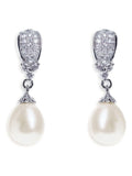 Ivory & Co Serrano pearl drop earrings 2.5cm, UK version