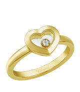 Harrods Chopard Yellow Gold and Diamond Happy Diamonds Icons Ring- Buy online at McGrocer