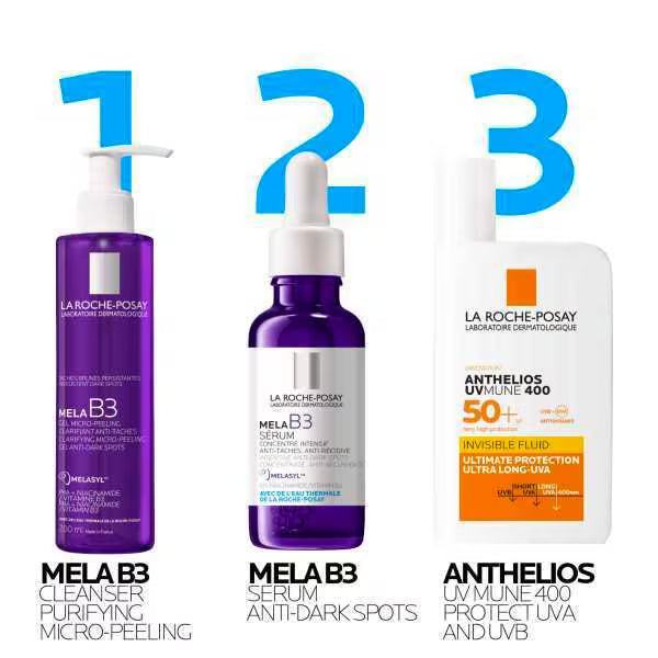 La Roche-Posay Mela B3 gel cleanser 40ml, UK version