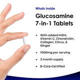 New Leaf glucosamine 7-in-1 complex 180 tablets, imported from the UK