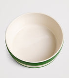 Harrods ceramic Cornish stripe pet bowl 20cm - British product