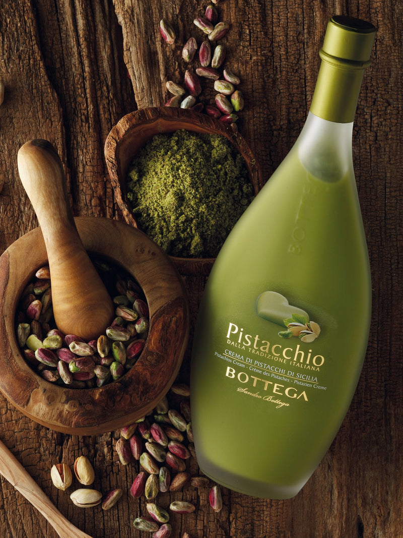 Le Bon Vin Bottega Pistachio Cream Liqueur 50cl, UK version