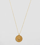 Jennifer Meyer yellow gold diamond good luck necklace (British brand)