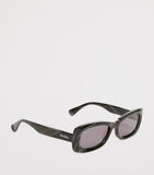 Max Mara acetate rectangular sunglasses, imported from the UK