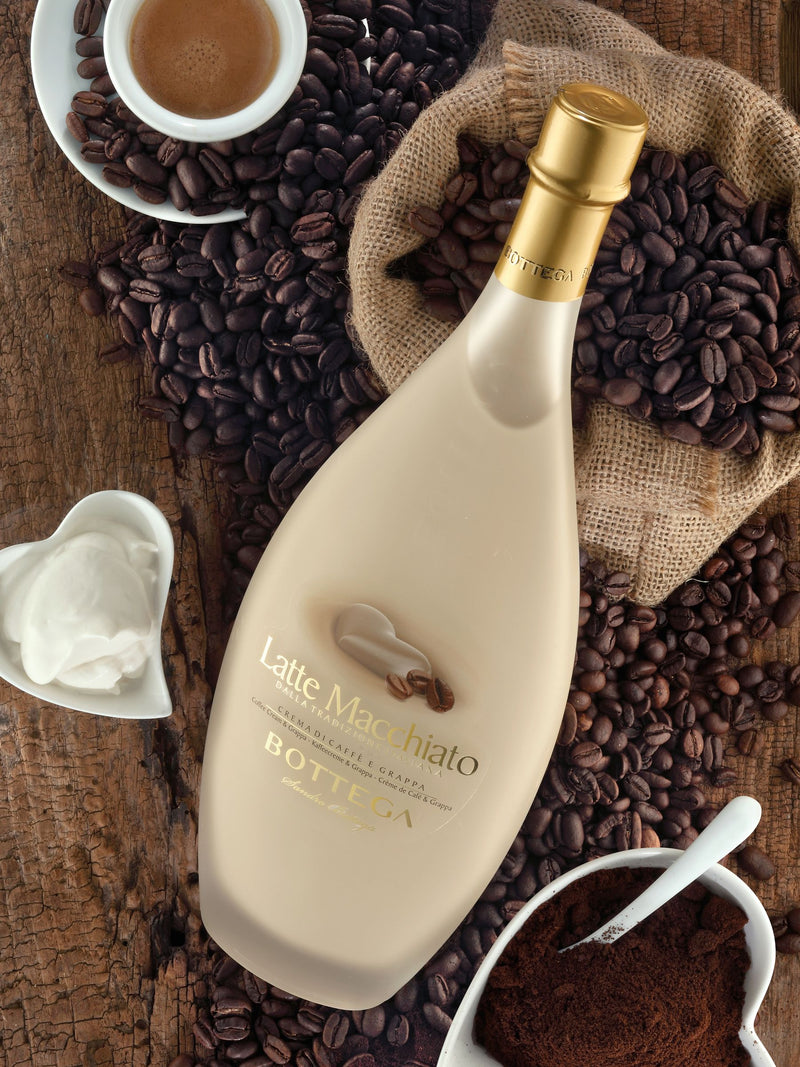 Le Bon Vin Bottega Latte Macchiato coffee cream liqueur 500ml, UK version