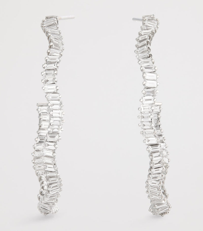 Suzanne Kalan Classic Wave hoop earrings - British product