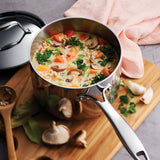 Costco UK Tramontina Tri-Ply Stainless Steel Saucepan 20cm- Buy online at McGrocer
