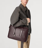 Bottega Veneta Intrecciato Getaway Briefcase calfskin leather (British brand)