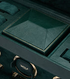 WOLF triple watch winder British Racing Green vegan leather, imported from the UK