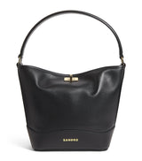 Harrods Sandro Paris Small Leather Bucket Bag- Buy online at McGrocer