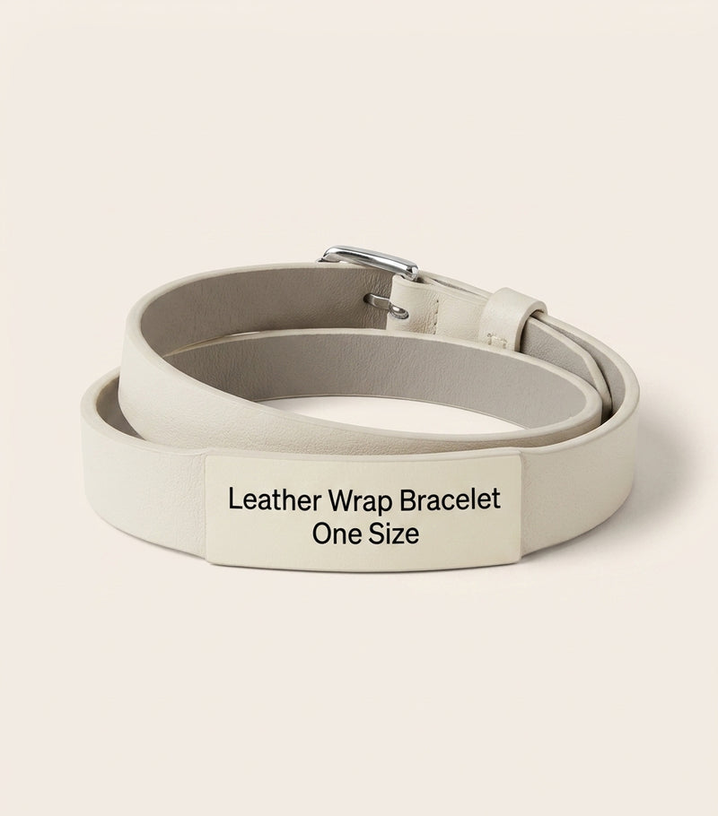 Balenciaga leather triple bracelet, made in Italy (British brand)