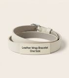 Balenciaga leather triple bracelet, made in Italy (British brand)